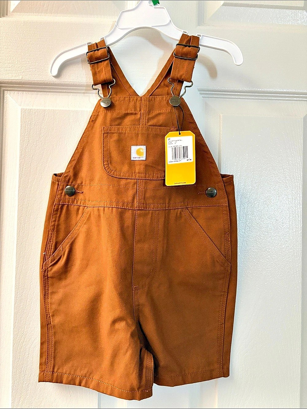 Carhartt Toddler Shortall Boys 2T Brown
